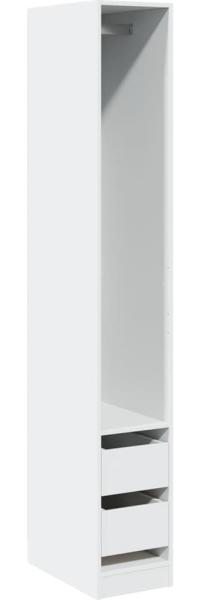 vidaXL Kleiderschrank Weiß 30x50x200 cm Holzwerkstoff 3307738