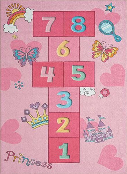 the carpet Teppich Happy Life, rechteckig, Höhe: 4 mm, Life Kinderzimmer Teppich Spielteppich pflegeleicht
