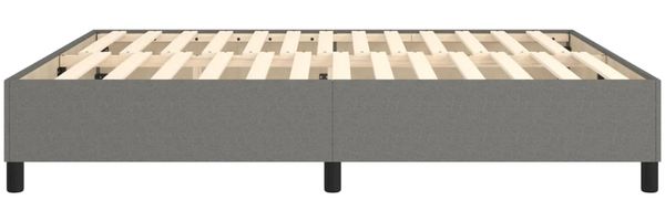 Boxspringbett Dunkelgrau 160x200 cm Stoff [3120871] Bild 6