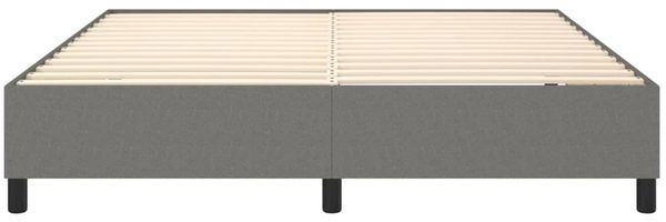 Boxspringbett Dunkelgrau 160x200 cm Stoff [3120871] Bild 5