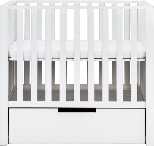 Europe Baby Mees Laufstall mit Schublade Mattweiß