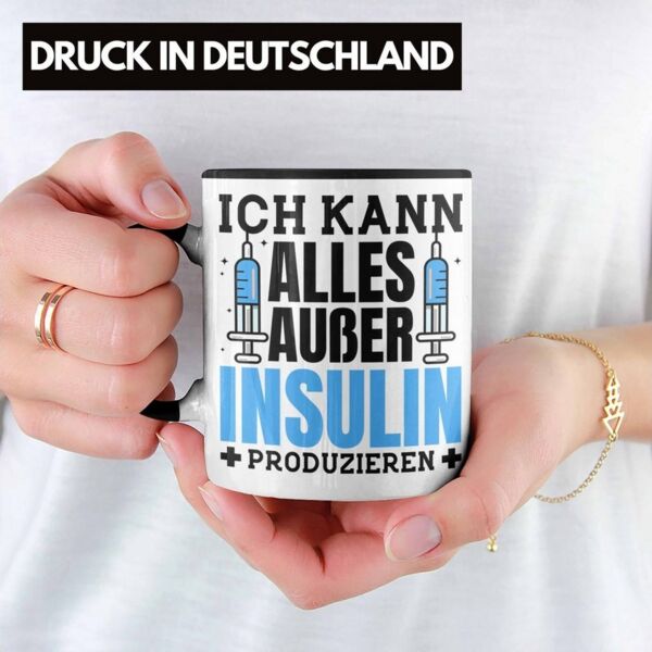 Trendation Tasse Trendation - Diabetiker Tasse Diabetis Geschenk Lustiger Spruch Zucker