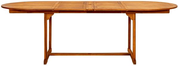 vidaXL Garten-Esstisch (160-240)x100x75 cm Massivholz Akazie 316565 Bild 5