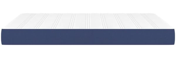 vidaXL Taschenfederkernmatratze Mittel Blau 140x200x20 cm Stoff 347800 Bild 4