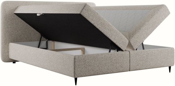 Boxspringbett Buxilt II (Farbe: Taro 01, Größe: 160x200) Bild 3