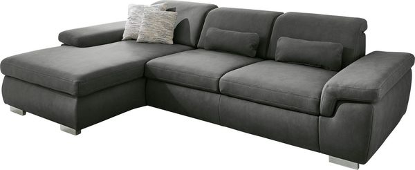 Die PlanBar Ecksofa MP-IN17041 L-Form, mit Sitztiefenverstellung, optional Kopfteilverstellung & Bettfunktion