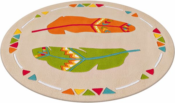 Spirit Glowy 3141 Multi Feathers Ø 130cm RUND
