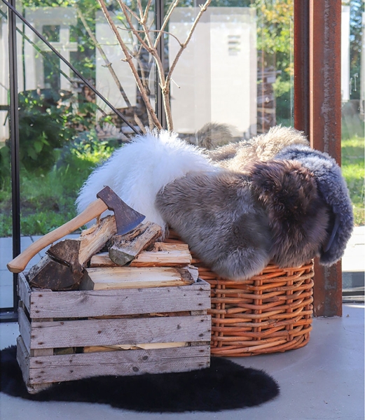 Echtes Lammfell LIAM mushroom ca. 50x85 cm Bild 3