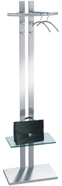 Kerkmann Garderobenständer G8 HxBxT 180 x 67 x 37 cm alusilber
