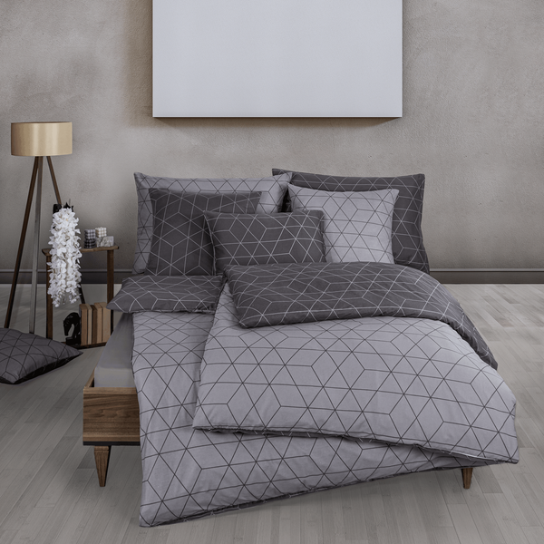 Bettwäsche Set Geo 100% Baumwolle, 135x200 / 80x80 cm, 2-teilig