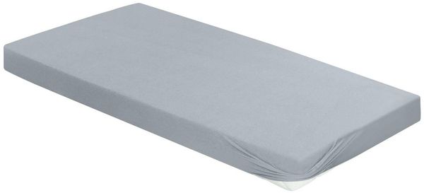 Irisette Kuschel-Jersey Spannbetttuch Vesuv 0012 taube 150 x 200 cm + 140-160 x 200 cm