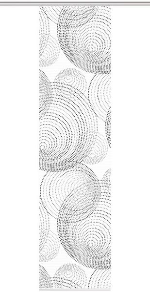 HOME WOHNIDEEN Schiebegardine 84111 SPIRO Schiebegardine recyceltes Polyester, Bambusoptik, 245x60 (1 St), Paneelwagen, transparent, Polyester (recycelt) Polyester