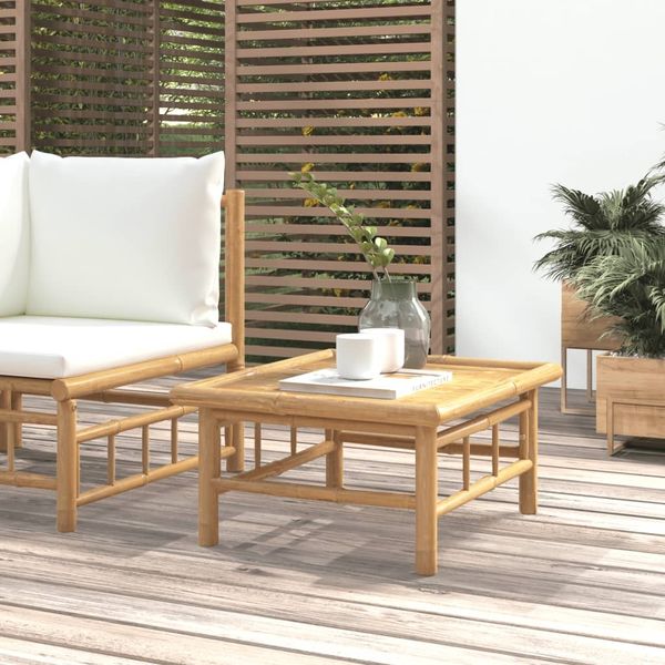 vidaXL Gartentisch 65x55x30 cm Bambus 362304