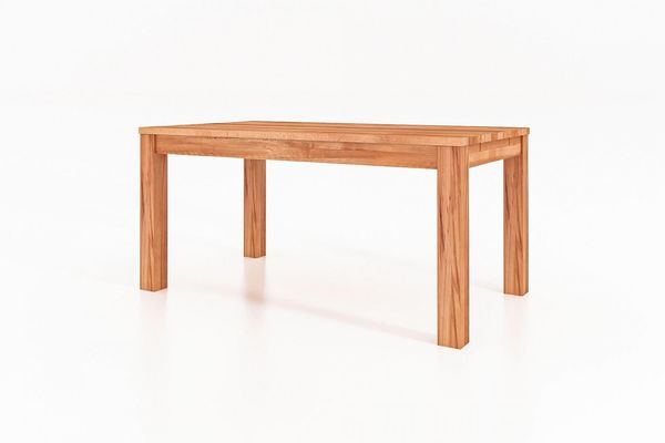 Esstisch Bento aus Kernbuche massiv 90x90x77 cm mit 2 Verlängerungen auf 200 cm