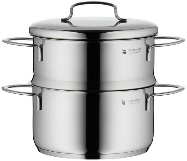 WMF Gemüsedämpfer mit Deckel, Edelstahl, 1,5 l, 16 cm