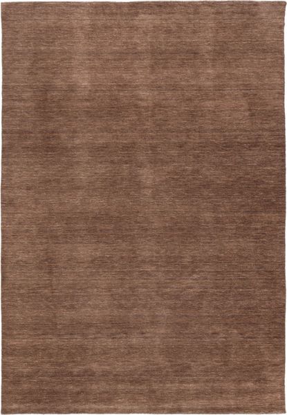 Gabbeh Teppich - Softy - Uni 240 x 170 cm - braun