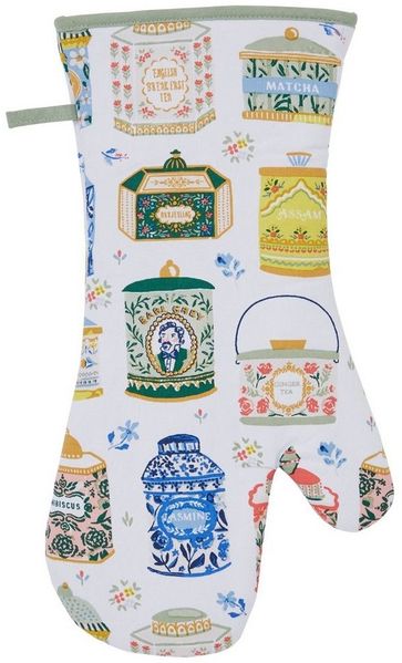 Ulster Weavers Topfhandschuhe Tea Tins, (Set, 1-tlg, 1-teilig), bestehend aus 1x Ofenhandschuh wattiert Größe: ca. 20x37cm