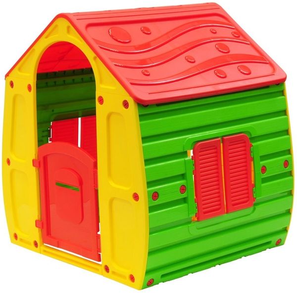 Chipolino Kinderspielhaus Magical, Tür und Fenster zum Öffnen, Briefschlitz rot