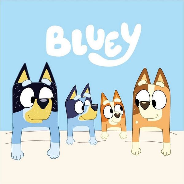 Bluey Handtücher Bluey Handtuch 30x30cm – Weiches Gesichtstuch für Kids, 100% Baumwolle (1-St)