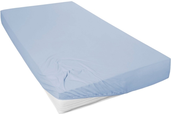 Vario Jersey-Spannbetttuch bluesky, 190 x 200 cm Bild 5