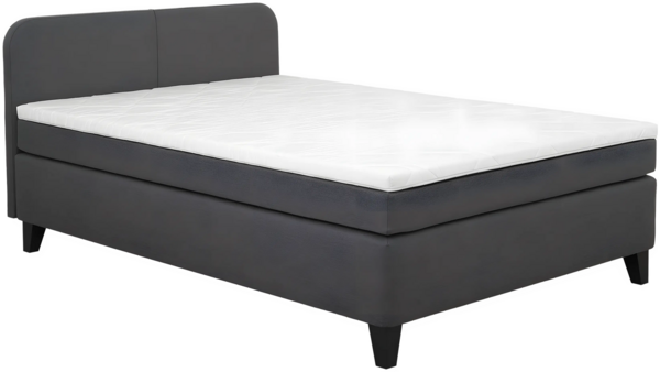 JOILET Boxspringbett H2 50512-700 anthrazit, Bonellfeder- kernmatratze, Komfortschaumtopper