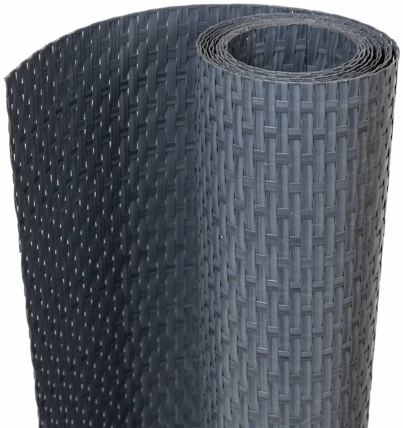 vidaXL Balkon-Sichtschutz Anthrazit 300x80 cm Poly Rattan 156235