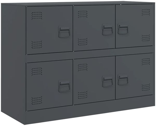 Sideboard, Kommode Anthrazit 99x39x73 cm Stahl
