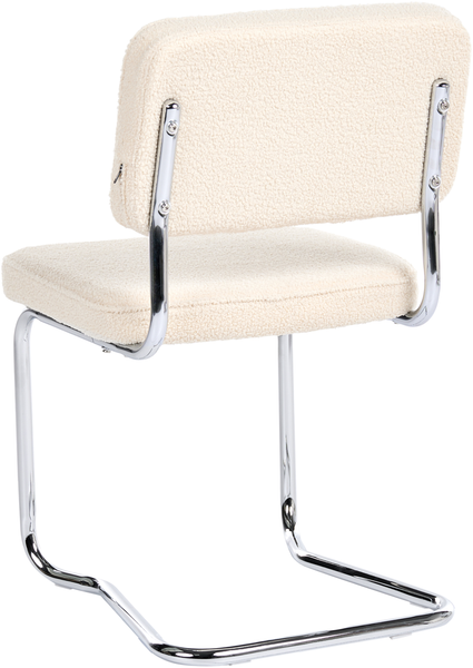 Esszimmerstuhl 2er Set IRWIN Bouclé Hellbeige Bild 7