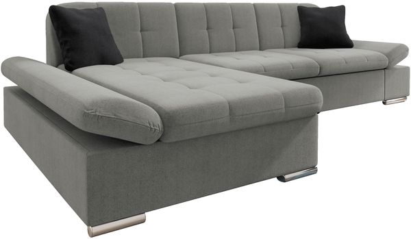 Ecksofa Malwi (Farbe: Polo 894 + Polo 894 + Polo 897, Seite: Links)