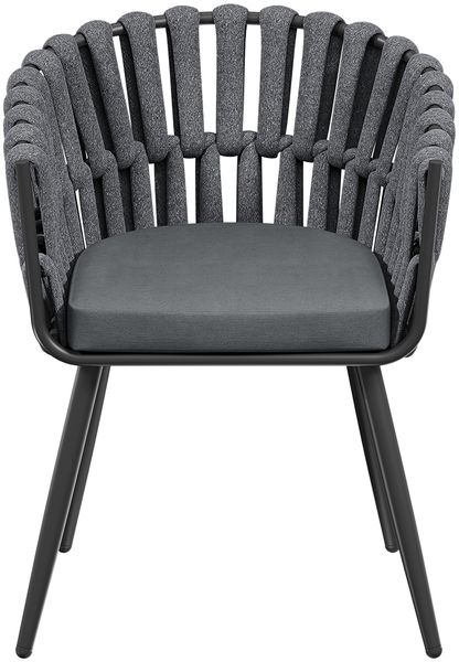 STEELSØN 'Tarian' Gartenstuhl im Rope Design, 6er-Set, dunkelgrau, Loungesessel bis 120 kg belastbar, inkl. Sitzkissen, wetterfest & höhenverstellbar Bild 12