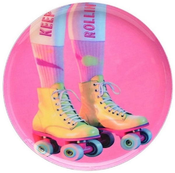 Giftcompany Servierschale Dekotablett Love Trays Rollschuhe (12,7cm)