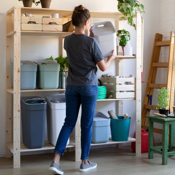 Curver Mülleimer Ready to Collect 20L Hellblau 443848 Bild 7