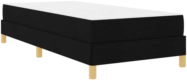 vidaXL Boxspringbett Schwarz 80 x 200 cm Stoff 3398523