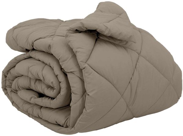 vidaXL Winterbettdecke Hellgrau 200 x 240 cm Mikrofaser 42025744 Bild 2