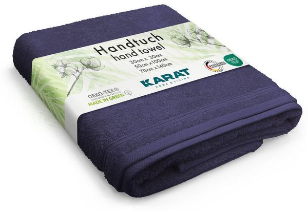 Karat Handtuch Bay, Sanft, saugstark und vielseitig nutzbar, Hochwertige Baumwolle in verschiedenen Größen und Farben