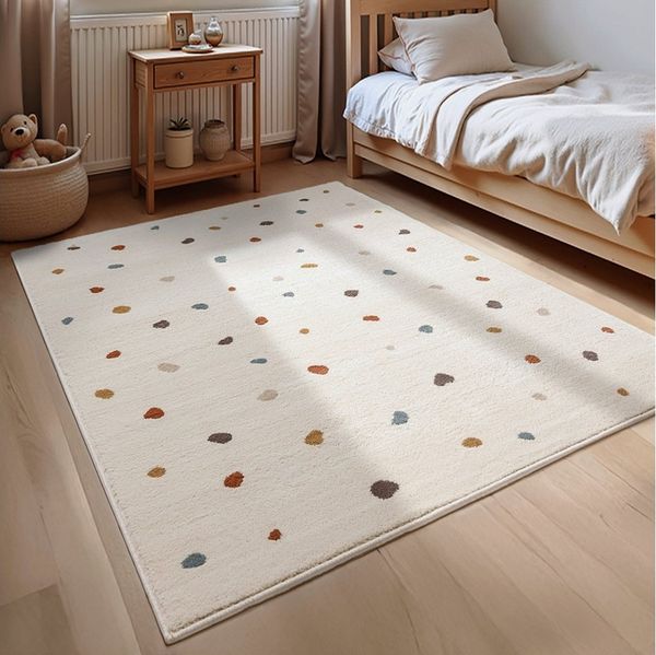 HANSE Home Kinderteppich Funny Dots, rechteckig, Höhe: 8 mm, Spielteppich, fest, Kinderzimmer, Kurzflor, Spielunterlage