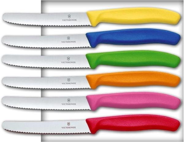 Victorinox Tafelmesser,orange,pink,rot,gelb,grün,blau