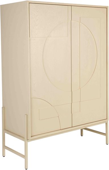 ZUIVER Schrank Faces aus Eiche – Design-Highlight mit 3D-Front