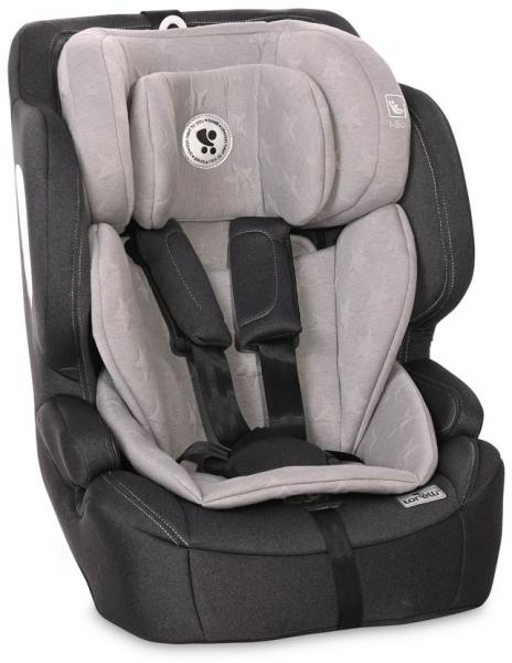 Lorelli Kindersitz Andromeda i-Size (76-150 cm) Isofix, Top Tether, verstellbar hellgrau
