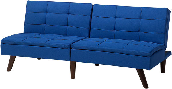 Schlafsofa 3-Sitzer Polsterbezug kobaltblau RONNE Bild 4