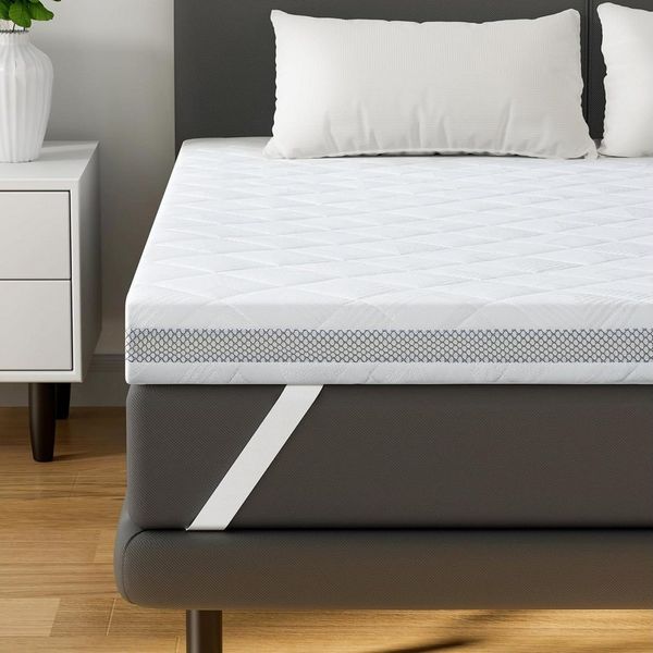 BedStory, Topper topper 180x200 cm aus H3 (mittelfest) oder H5 (sehr hart) schaum, 7,6 cm hoch, Kaltschaum, (Packung), Doppelte Rutschfestigkeit, Maschinenwaschbarer Bezug, OEKO-TEX®