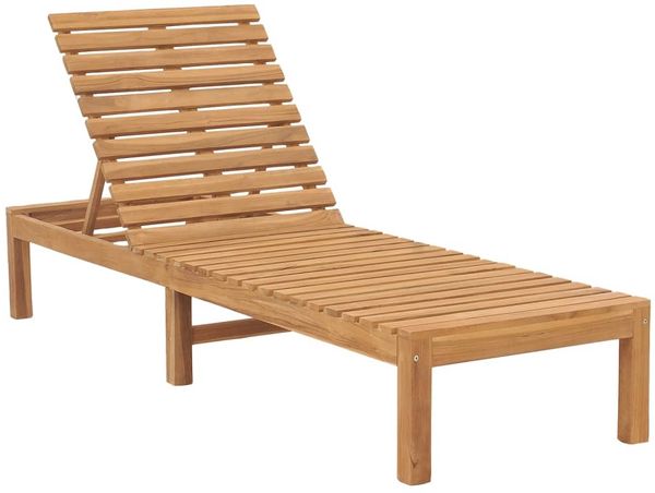 vidaXL Sonnenliege Massivholz Teak 316171