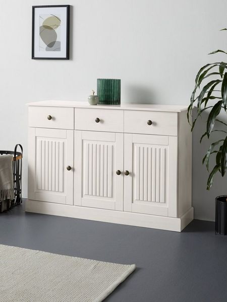 Home affaire Sideboard Liotta, Kommode mit 2 Schubkästen u. 2 verstellbare Einlegeböden