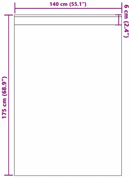 vidaXL Samtvorhänge mit Vorhängen 2 pcs Grau 175 x 140 cm Samt 4107689 Bild 8