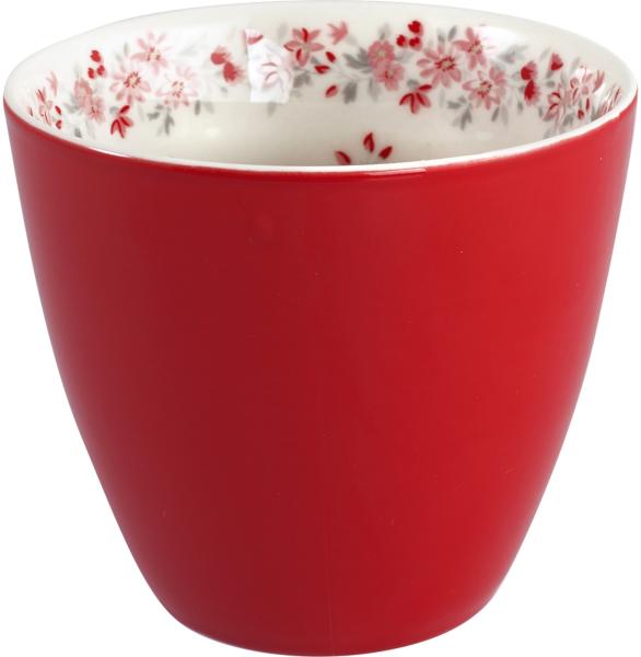 Greengate Emberly Latte Cup inside red 0,35l