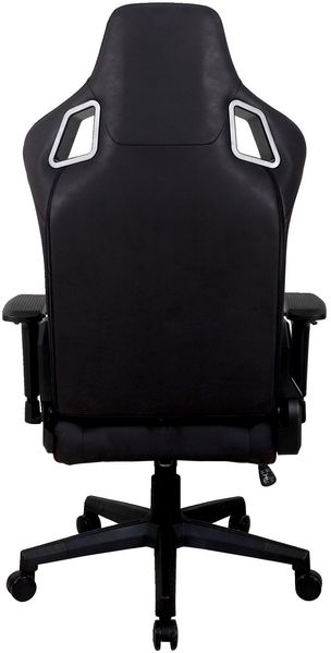 Venda 'DANJO' Gamer Stuhl, Mikrofaser schwarz, 73 x 130 x 60 cm, höhenverstellbar mit Tilt-Funktion