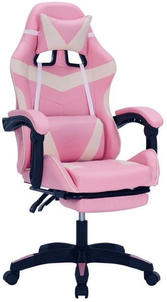 HTI-Living Drehstuhl Gaming Stuhl Krit Eco Pink-Weiß (Stück, 1 St), Bürostuhl Drehstuhl Schreibtischstuhl