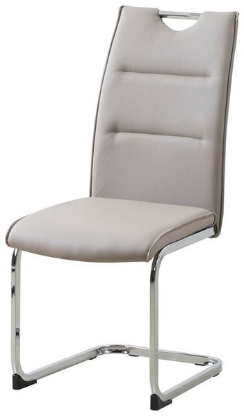 HTI-Living Freischwinger Schwingstuhl DannyC PU Cappuccino (Stück, 1 St), Freischwinger Esszimmerstuhl Kunstleder