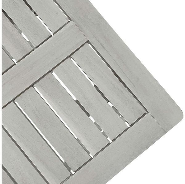 Beistelltisch Holztisch Tisch 40x40 cm Gartentisch Klapptisch Weiß lasiert Holz