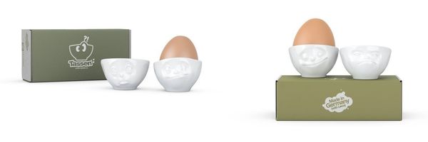 FIFTYEIGHT PRODUCTS Eierbecher Set 4-tlg. - Eierbecher Weiß - 1 Set, (1-tlg)
